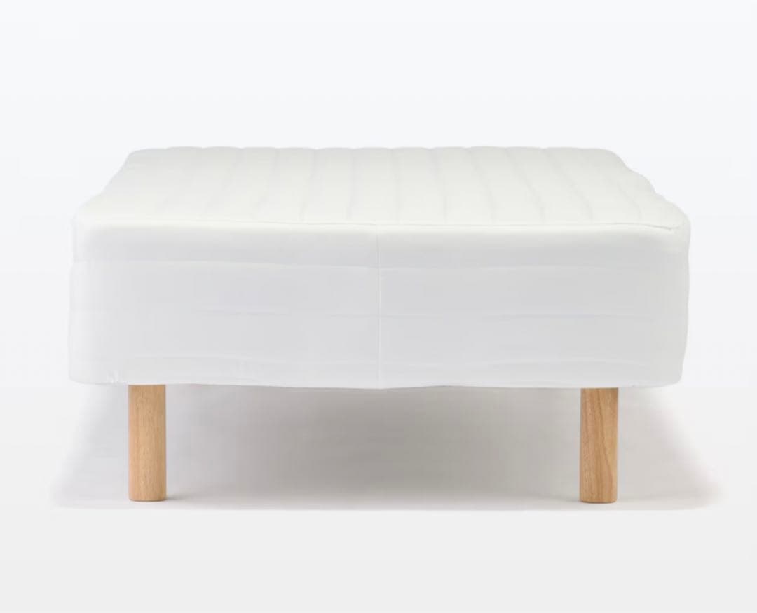 ✨美品✨ 無印良品 脚付マットレス　ポケットコイル　シングル　洗えるカバー