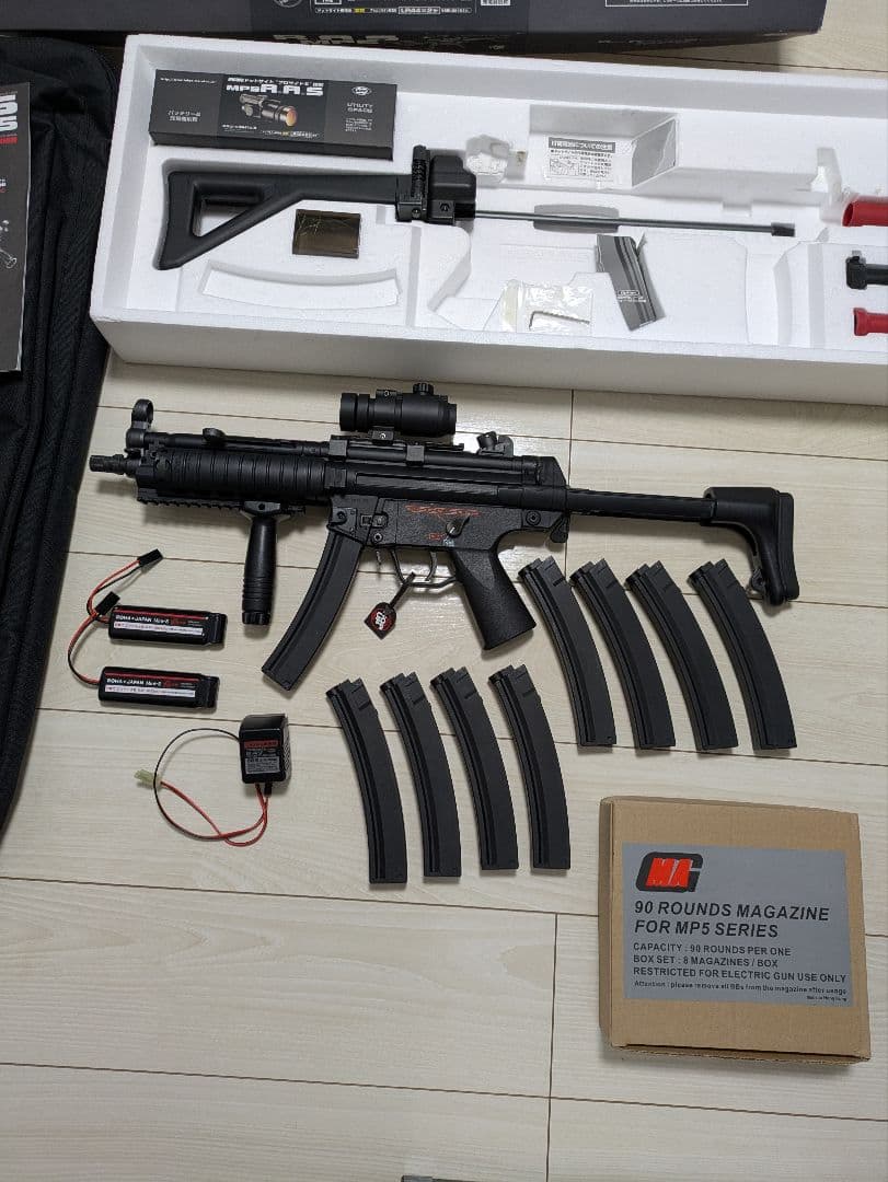 お値下げ可能!! 東京マルイ MP5 RAS フルセット＆オマケ多数【状態良好】