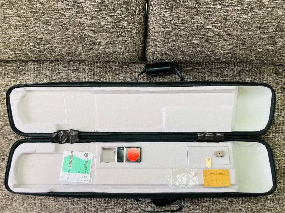 古月琴坊　二胡 ER-800 （ケース付き）+ 教本2冊、練習用DVD