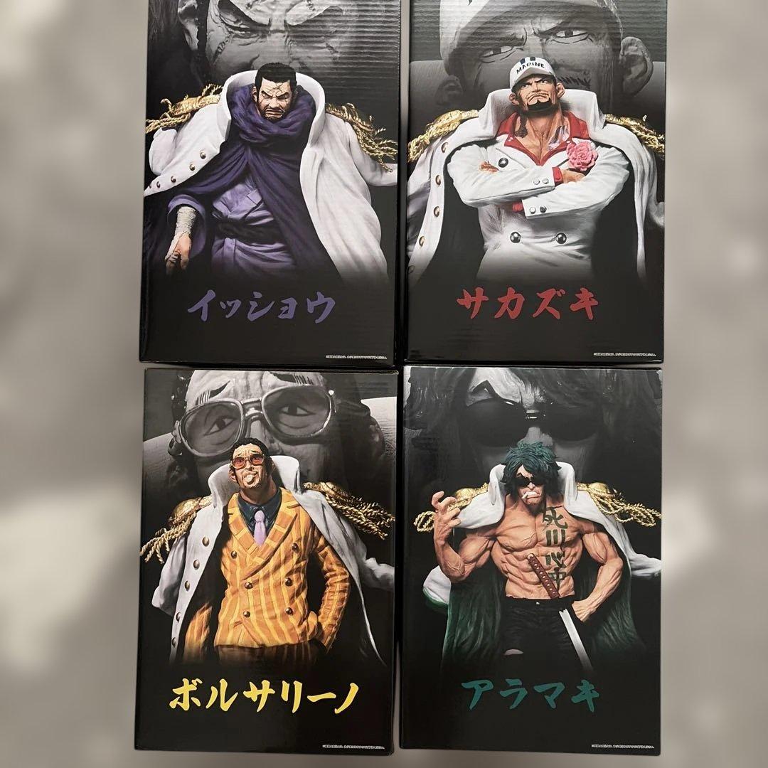 ワンピース 絶対的正義4体コンプセット