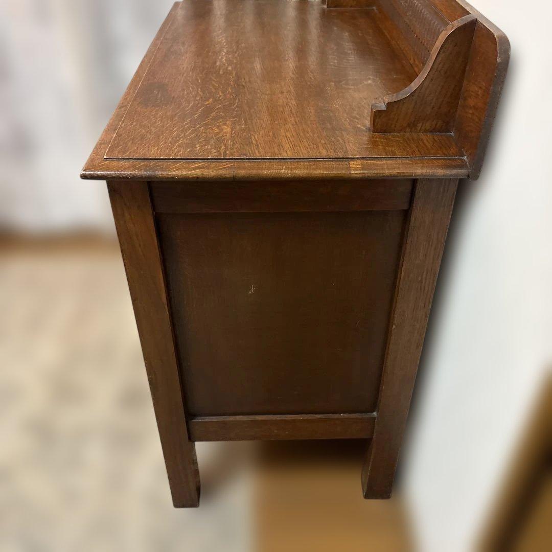 イギリス　ヴィンテージ　オーク材 3段チェスト