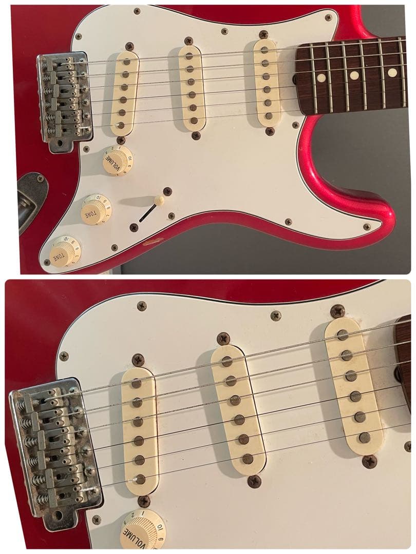 ヴィンテージ品 Fender フェンダー ストラトキャスター レッド エレキ