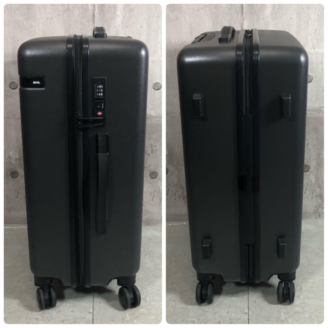 ace.　コーナーストーン2Z　スーツケース　ブラック　TSAロック　48L