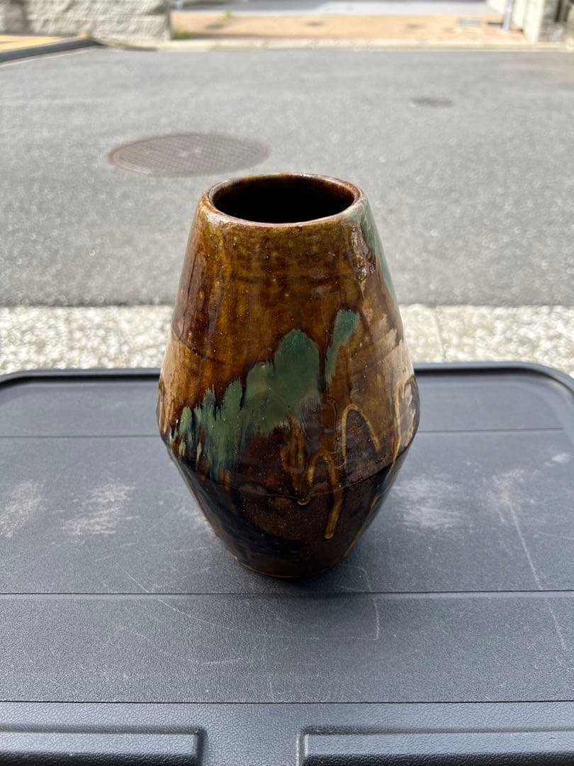 花器 花瓶 骨董品 益子焼 小鹿田焼 民藝 古美術 古道具 用の美 アンティーク