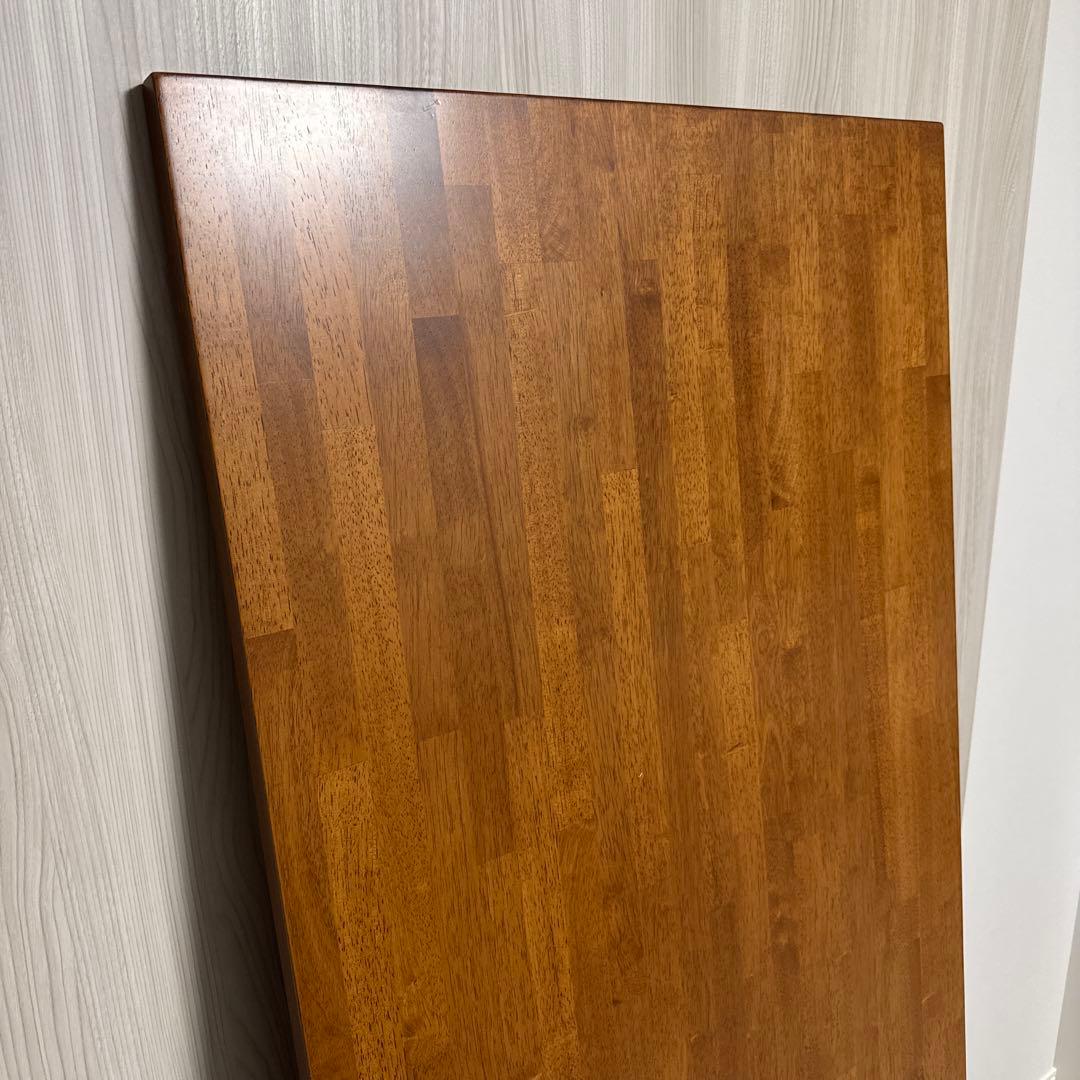 KANADEMONO ラバーウッドチークブラウン天板