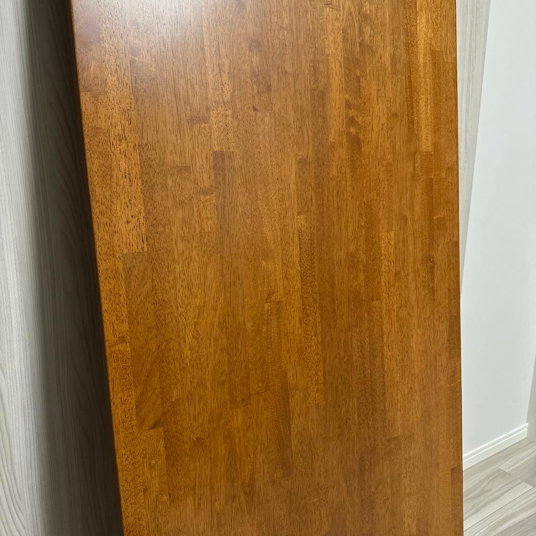 KANADEMONO ラバーウッドチークブラウン天板