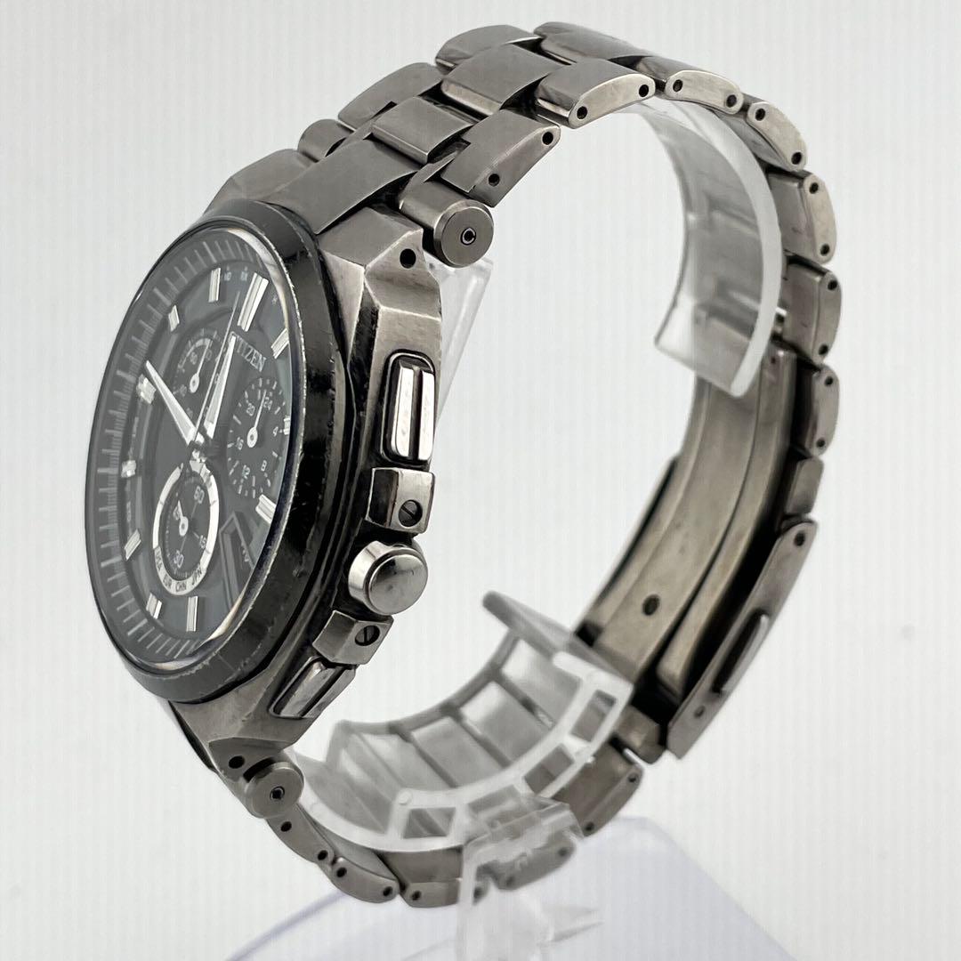 【稼働】シチズン　アテッサ　ダイレクトフライト　ワールドタイム　腕時計　メンズ