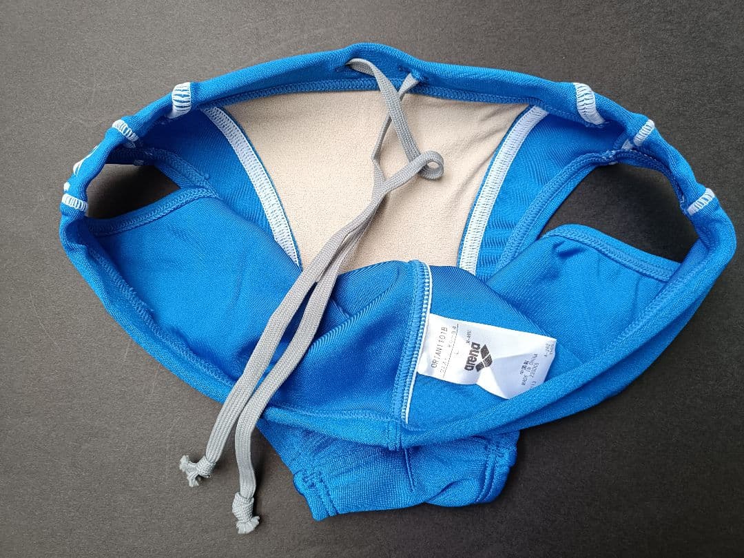 競パン アリーナ 競泳パンツ Lサイズ ブルー