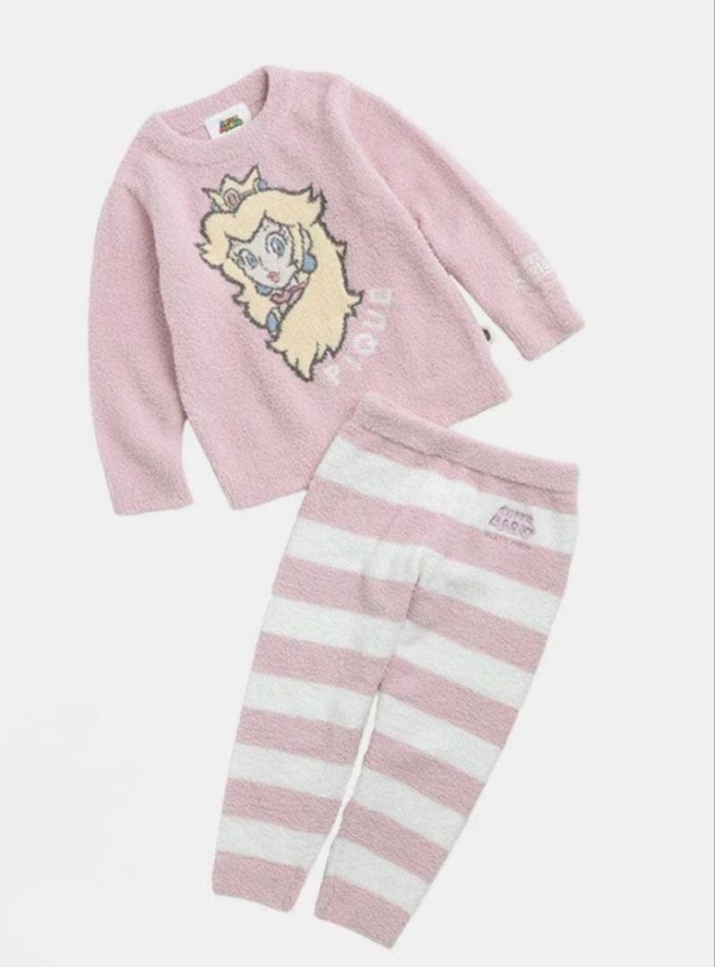 新品未使用　ジェラートピケ ピーチ姫　パジャマ　S size（110-120）