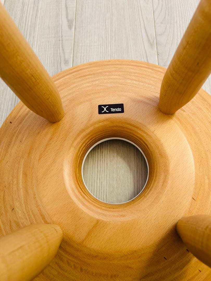 天童木工　リングスツール・ホワイト