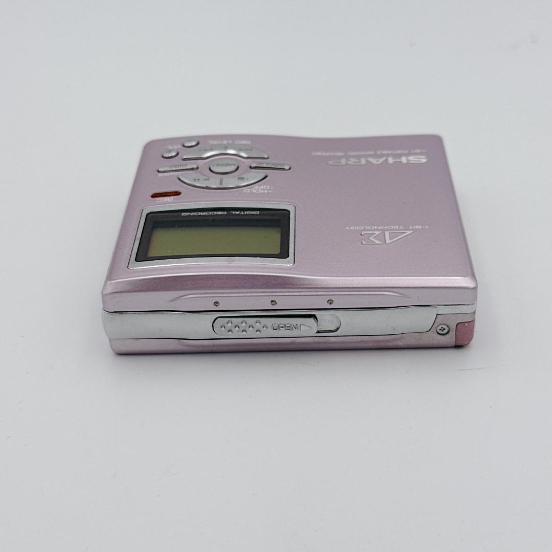 【概ね美品】SHARP MD-DR7-P MDレコーダー ポータブル