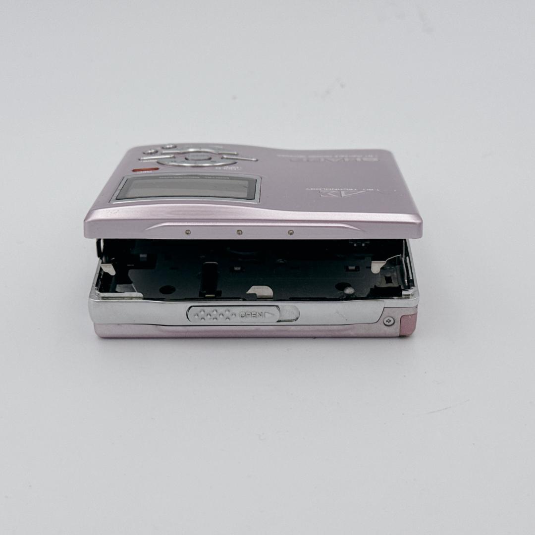 【概ね美品】SHARP MD-DR7-P MDレコーダー ポータブル