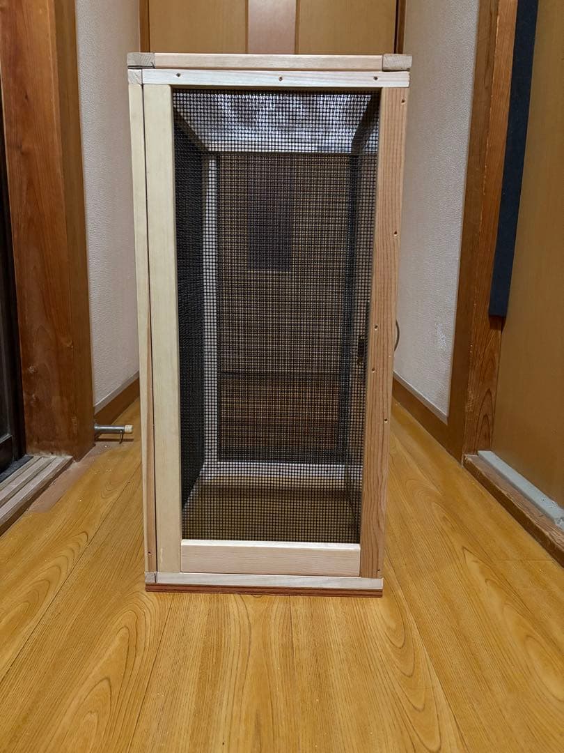 爬虫類ケージ　幅40×奥30×高60 カメレオン　ペット　ケージ　飼育　メッシュ