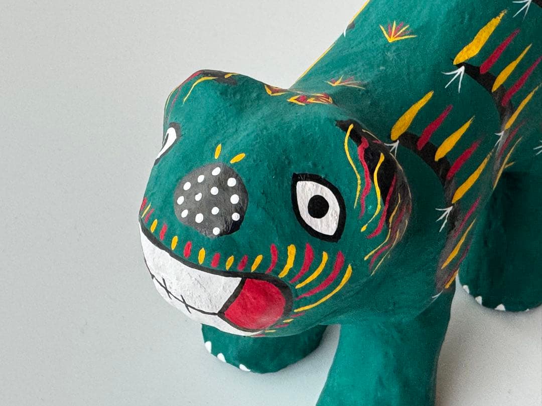 琉球郷土玩具 琉球玩具製作所こくら 唐獅子 沖縄 張子 箱あり