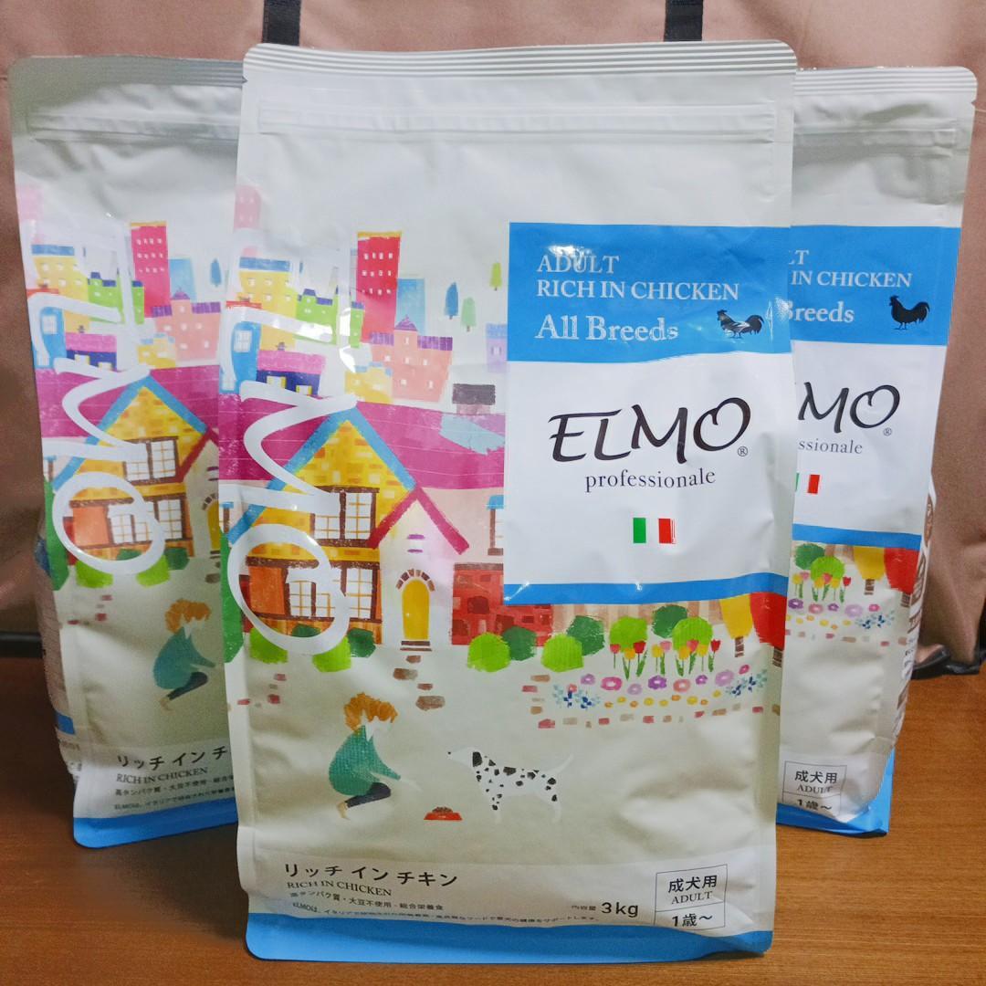 ELMO リッチインチキン (成犬用) 3kg x 3袋