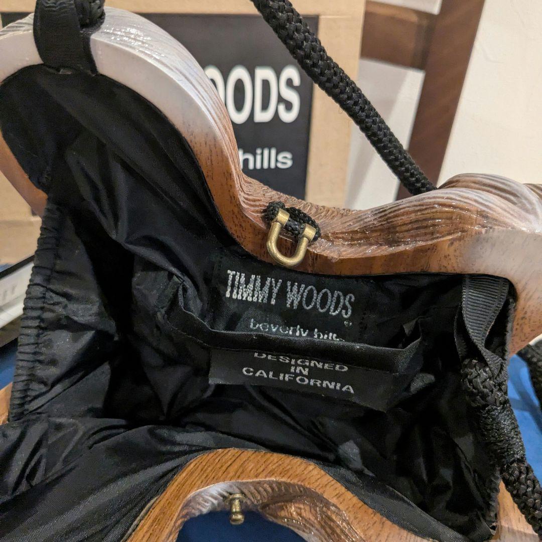 タグ箱付き　timmy woods　ラサアプソ　犬型　バッグ