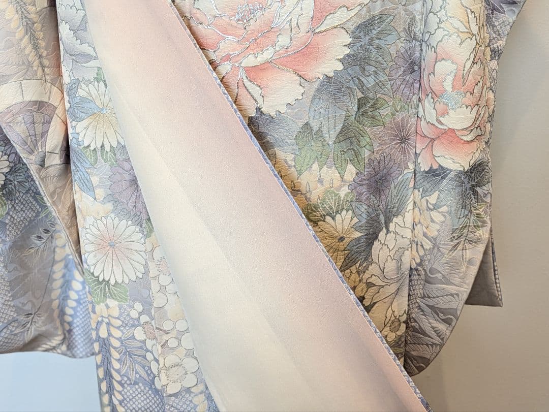 振袖フルセット 身丈162.5裄65 豪華振袖 薄紫 銀彩 正絹 逸品 成人式