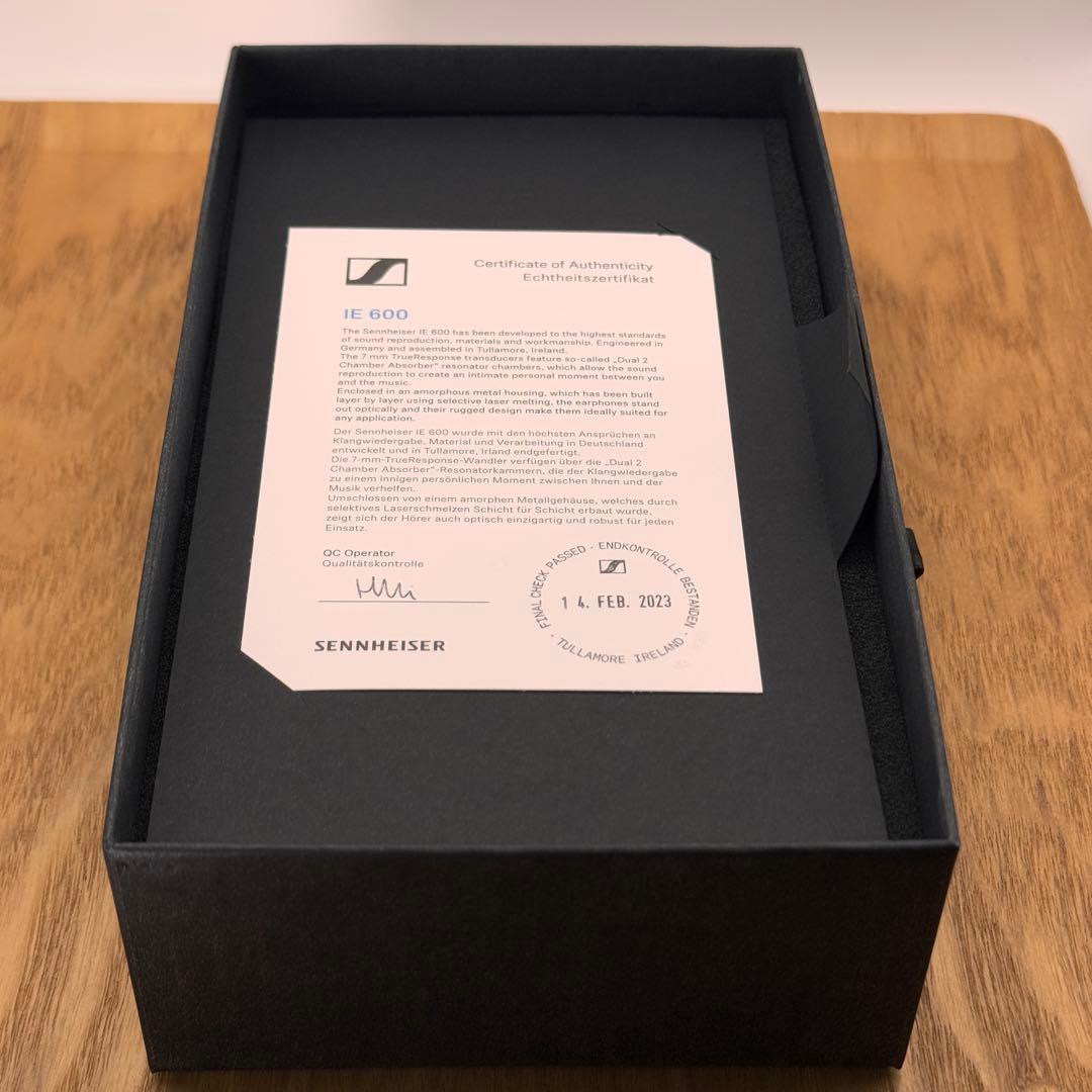 「送料込み」SENNHEISER IE600 美品