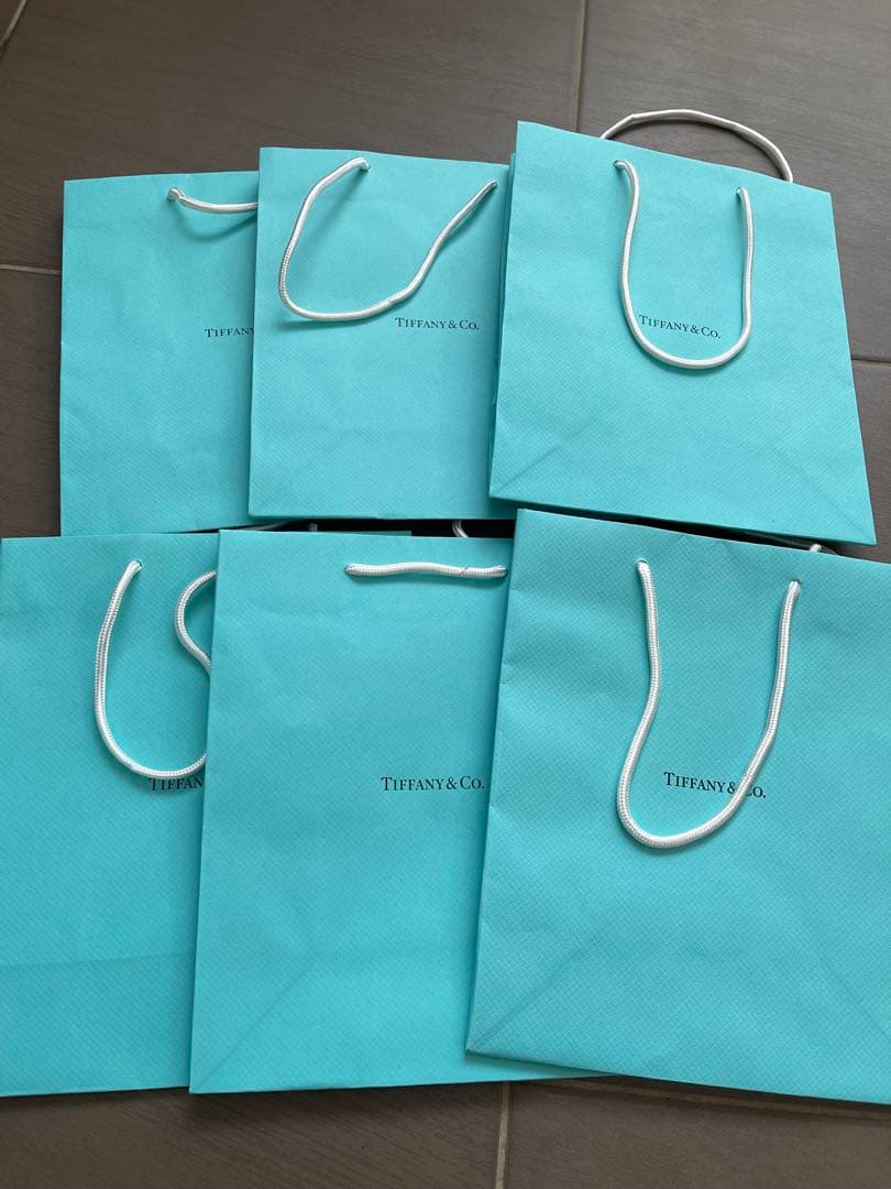 Tiffany & Co. ショップ袋 7点.空箱７点