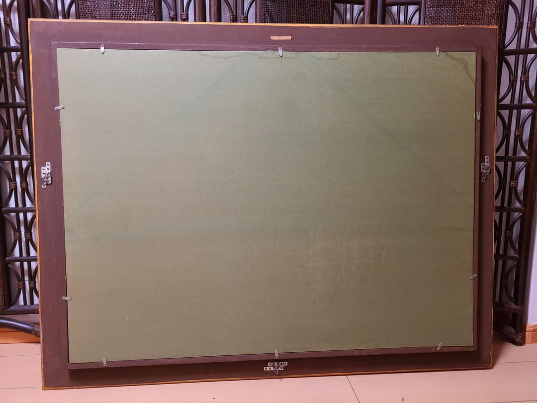 氏家時夫　『ゲームをする男達』　絵画