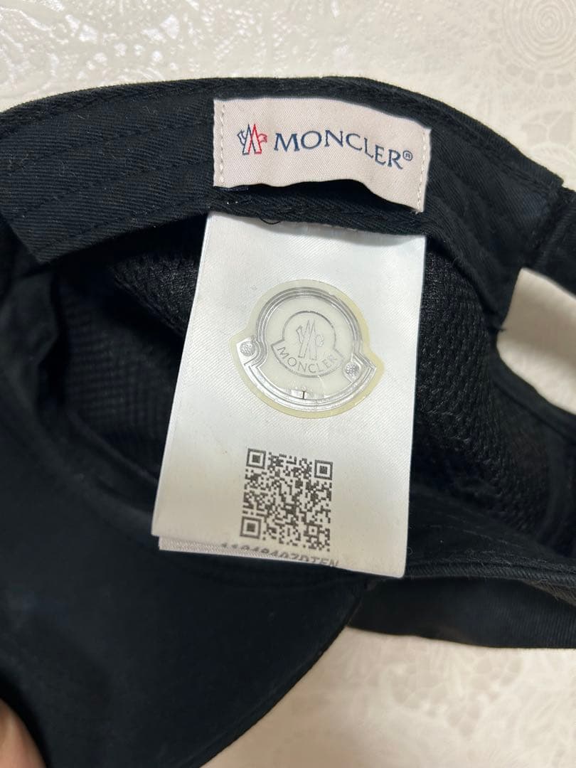 MONCLER モンクレール キャップ ブラック ベースボール