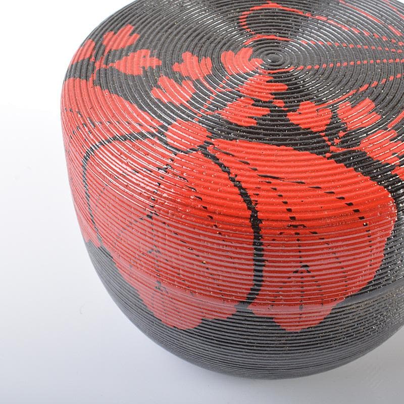 茶道具　越前塗　中林香雪　鵬雲斎好　寿輪　棗　共箱　C　R6130