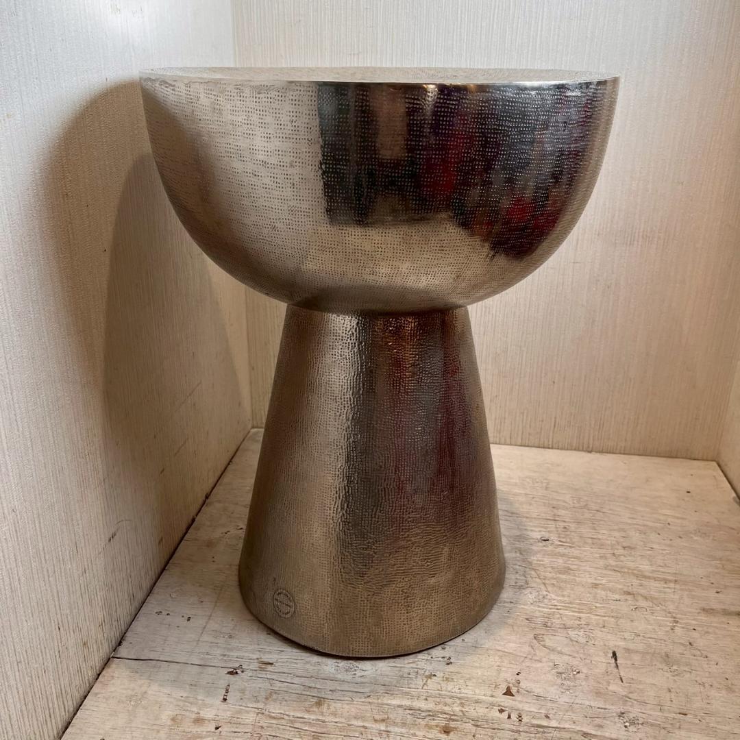 【廃盤希少】ZARA  アイアンスツール サイドテーブル メタリック