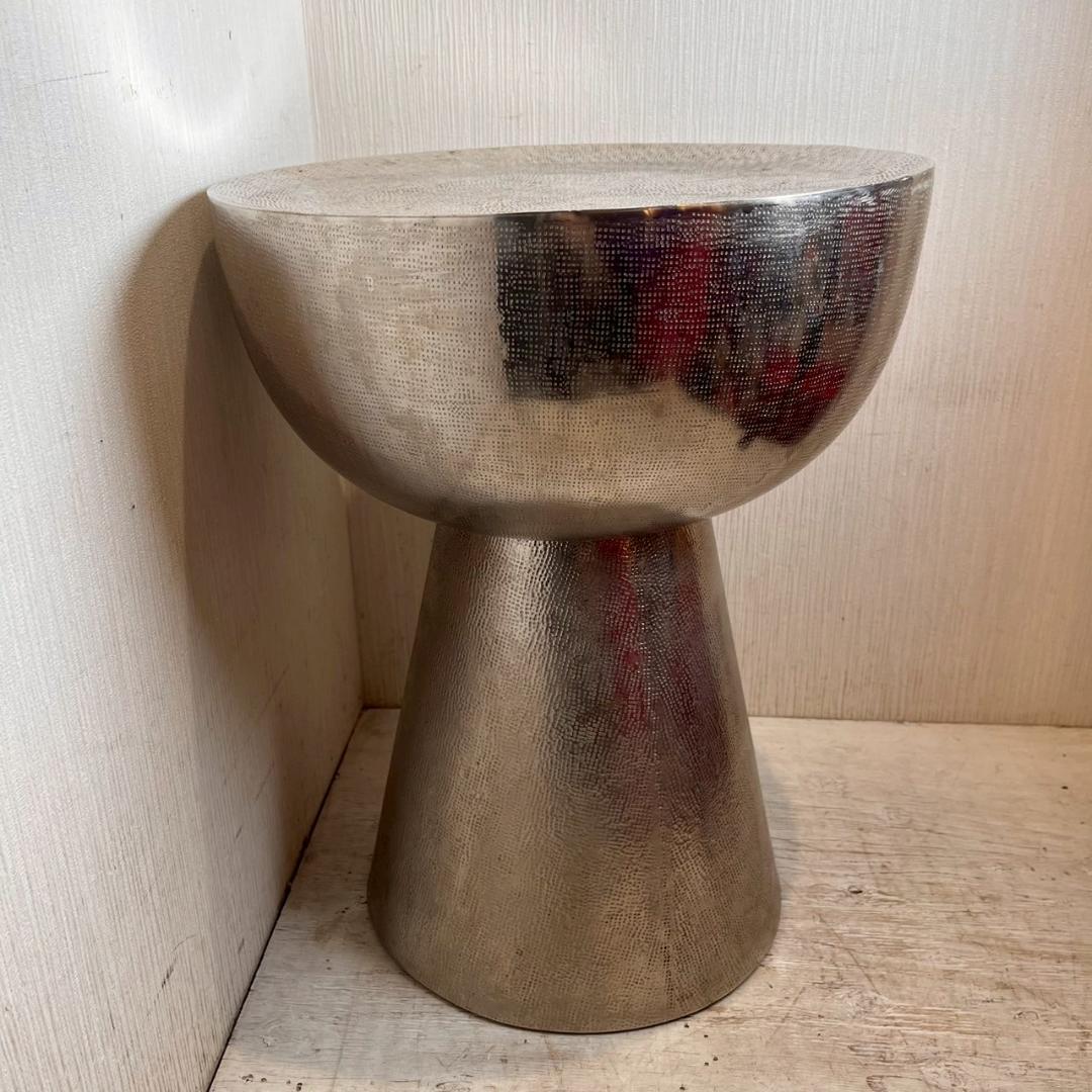 【廃盤希少】ZARA  アイアンスツール サイドテーブル メタリック