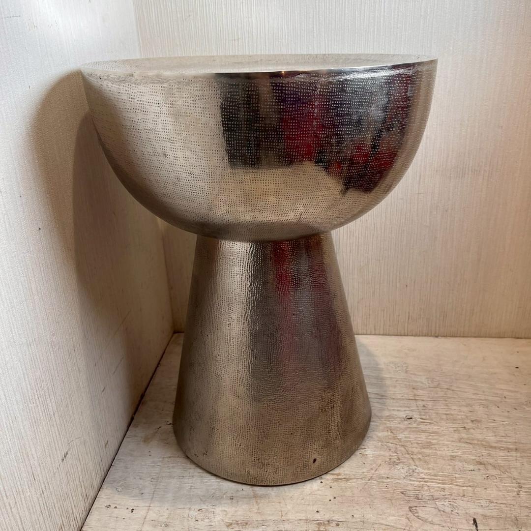 【廃盤希少】ZARA  アイアンスツール サイドテーブル メタリック