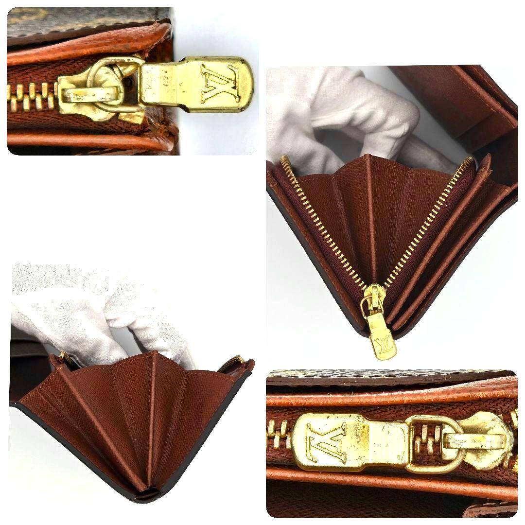 ルイヴィトン ポルトモネビエ トレゾール 二つ折り財布 モノグラム M61730