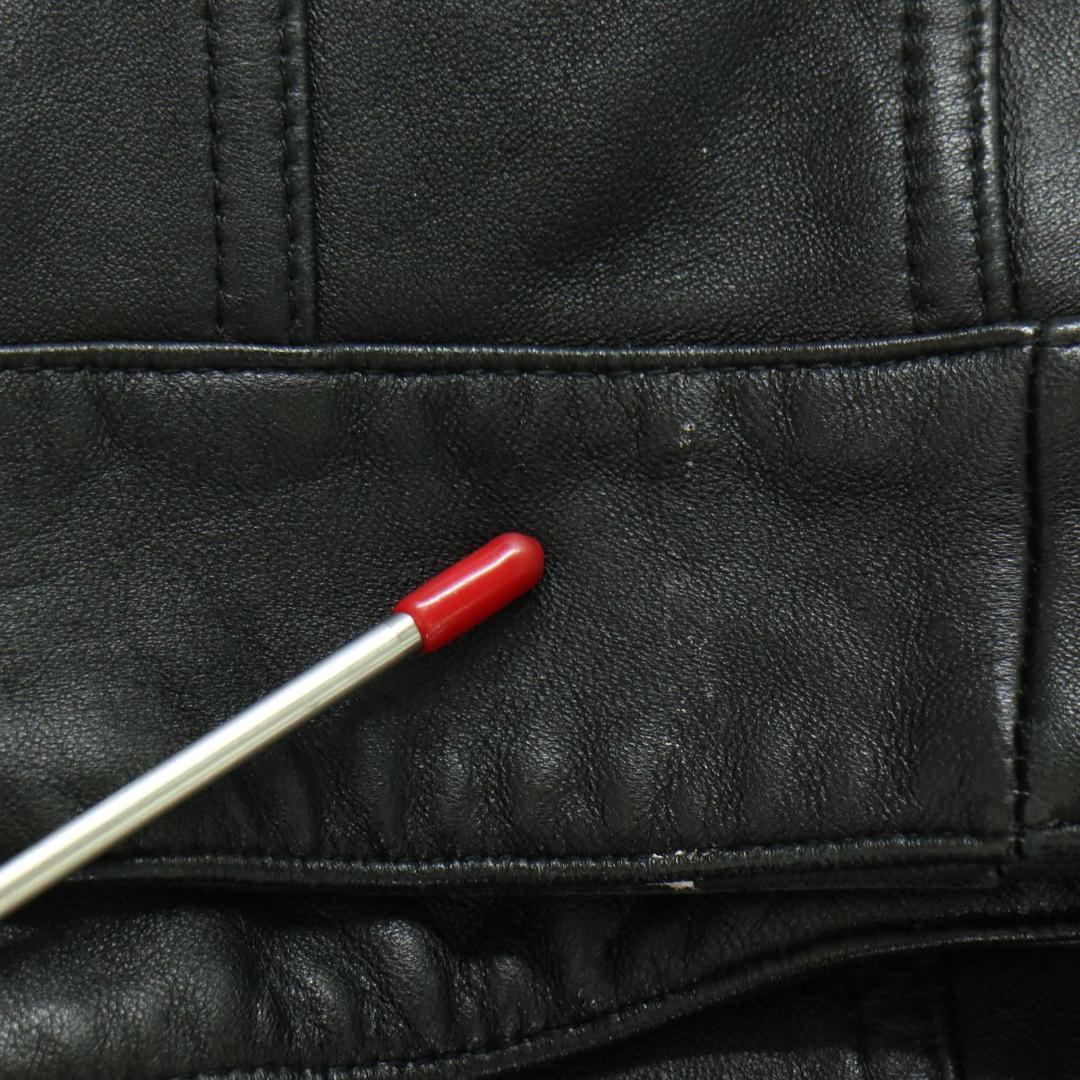 JACK ROSE/ジャックローズ ラムレザー シングルライダースジャケット