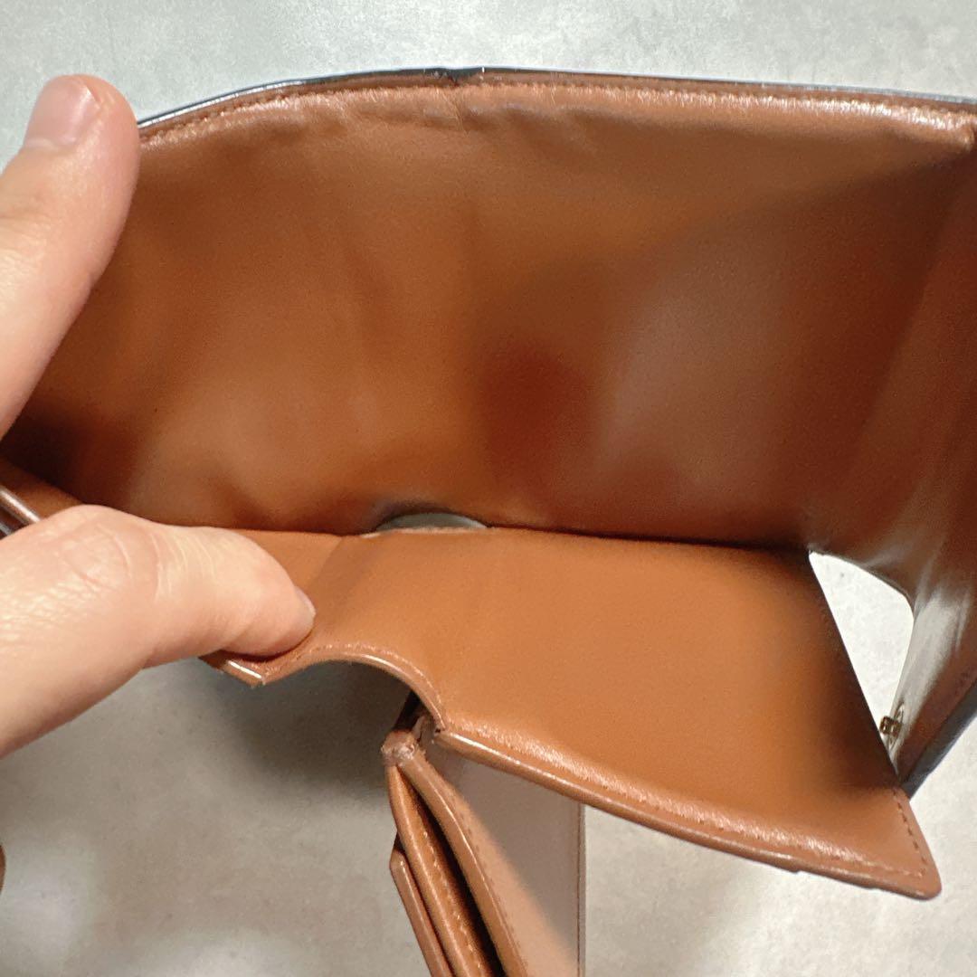 CELINE セリーヌ マカダム ３つ折り財布 ブラウン 総柄 ウォレット