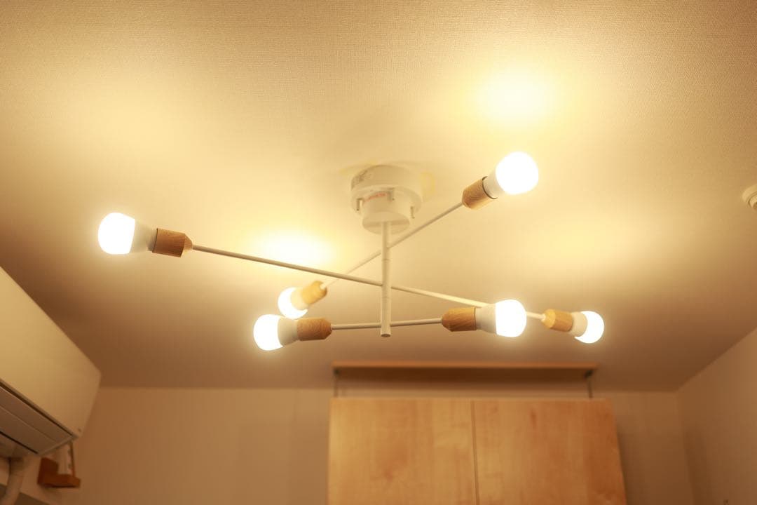 【ほぼ未使用】【今だけ割引】LED調光シーリングライト　即使用可　おしゃれ照明