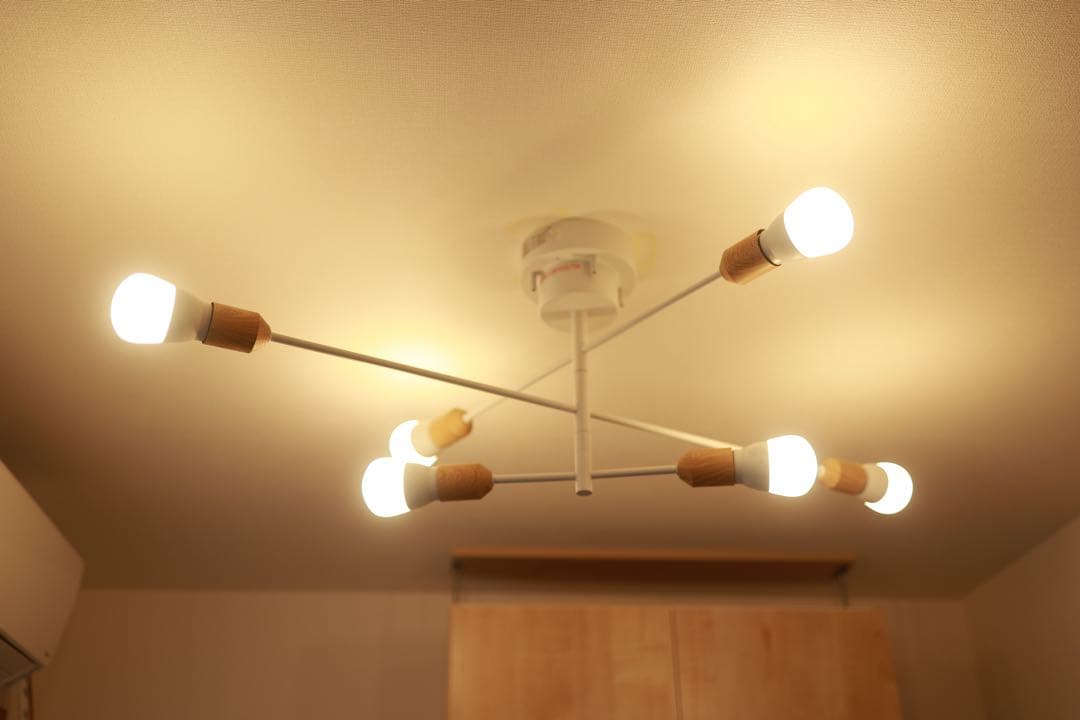 【ほぼ未使用】【今だけ割引】LED調光シーリングライト　即使用可　おしゃれ照明