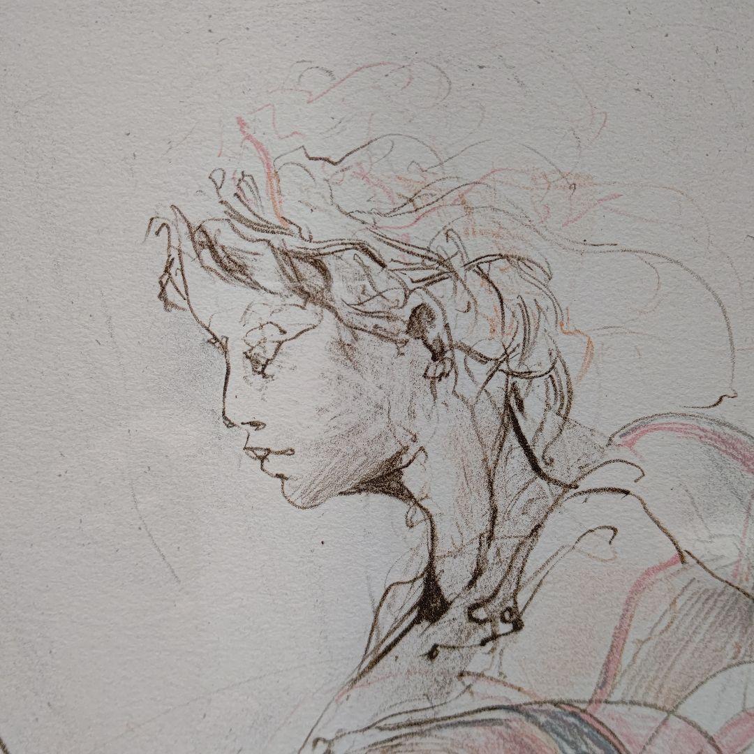 特価◯絵画　スト−ンリトグラフ版画　額装品