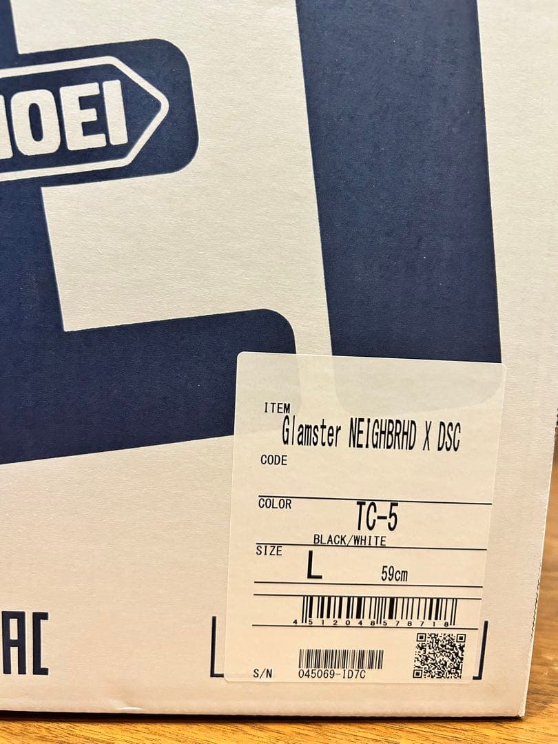 SHOEI GLAMSTER ×ネイバーフッド× DSC Lサイズ
