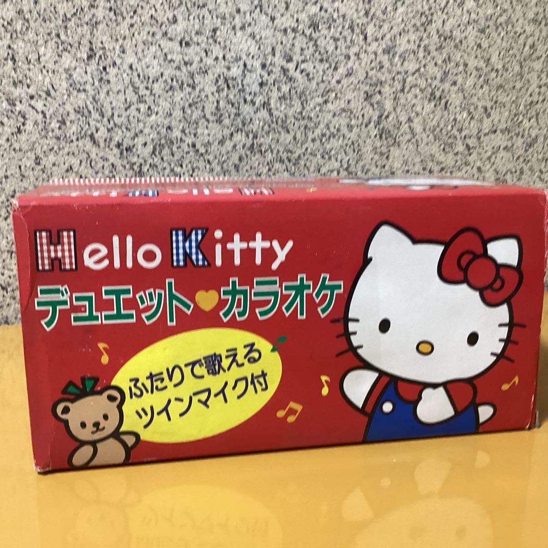 2215 ハローキティ　缶型スピーカー &ハンデデュエットカラオケ