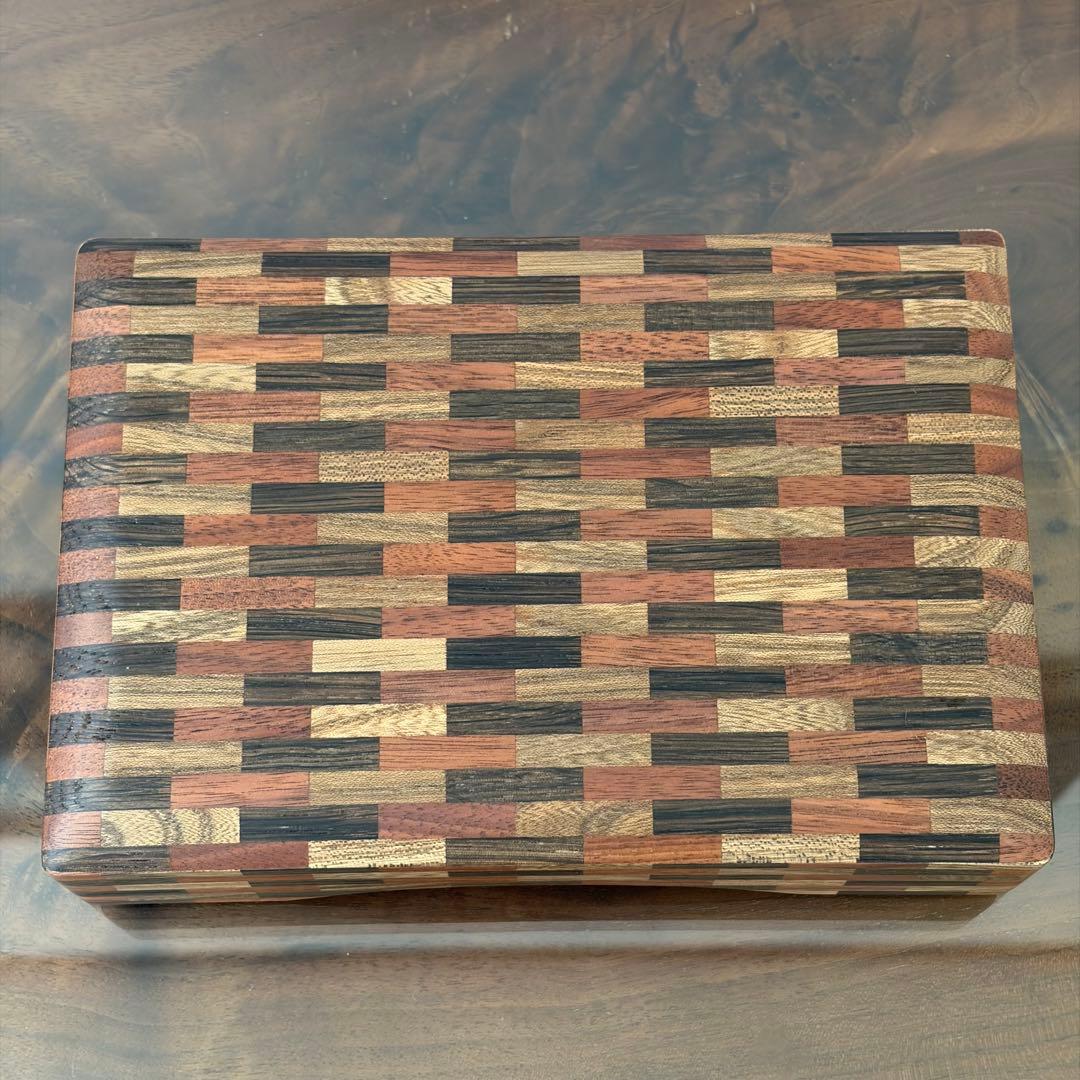 伝統工芸 寄木細工　箱 / ボックス 総無垢