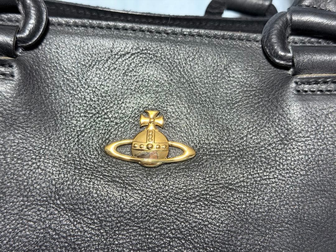 Vivienne Westwood レザーショルダーバッグ 黒