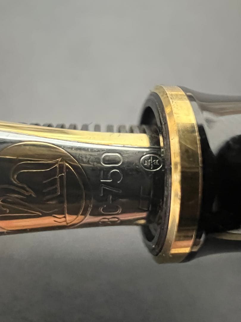 【美品】ペリカン スーベレーン M800 万年筆 EF文字 ブラック