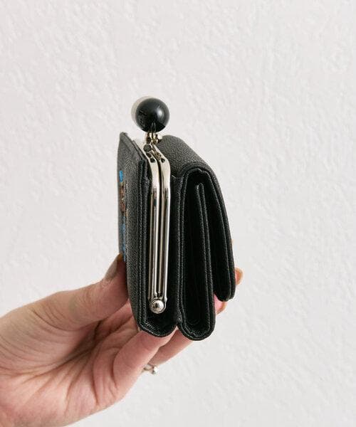 イアパピヨネ「PEZ ×ear」本革/コラボ三つ折りがま口財布