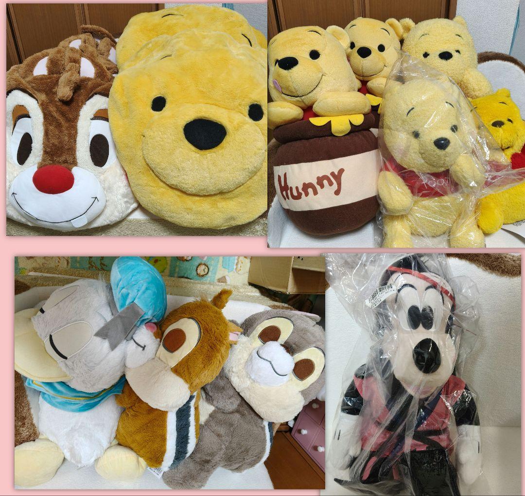 くまのプーさんとチップとデールのぬいぐるみセット