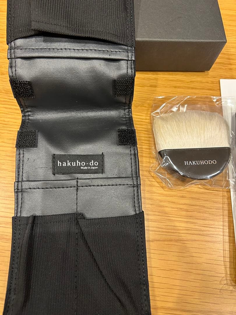 新品★白鳳堂　HAKUHODOフェイスブラシ　高級ブラシセット　8本ケース付