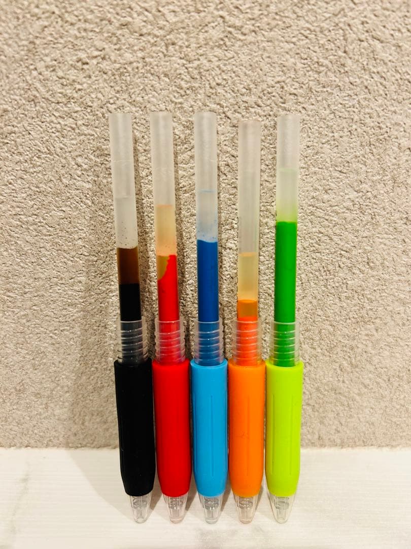 ペコちゃん　ボールペン　ペコちゃん　サラサ5本セット　完売品