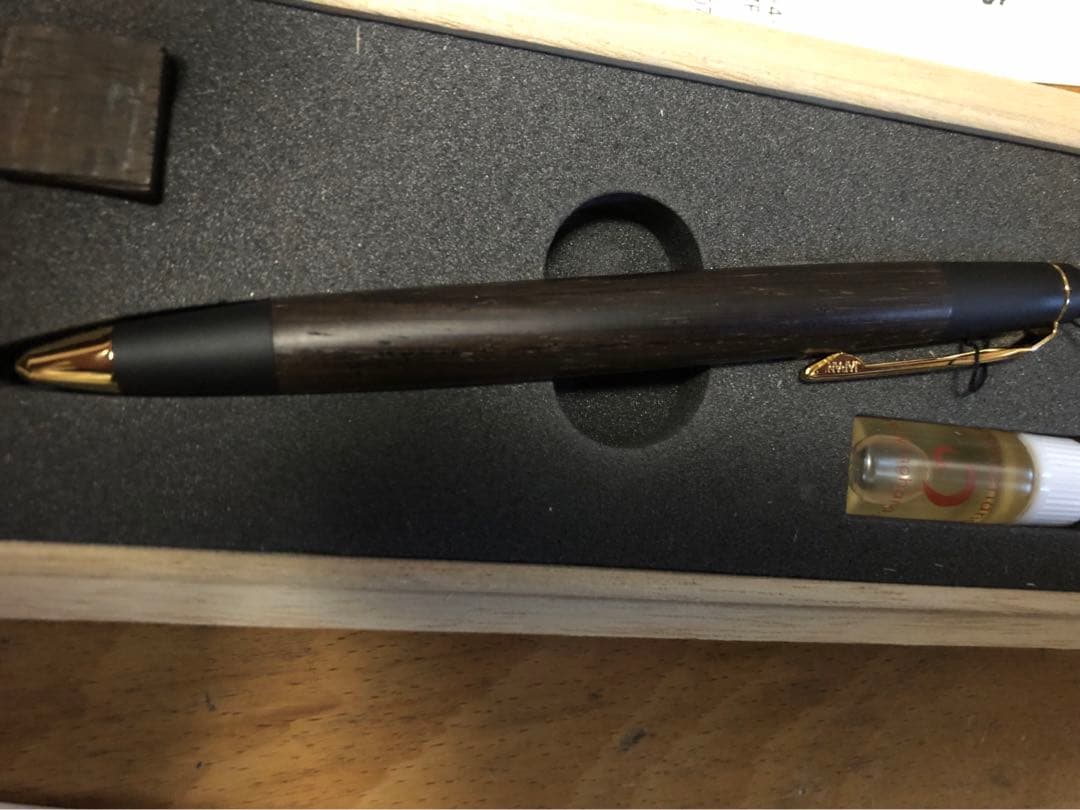 野原工芸　希少樹種　ハカランダ　新型シャーペン　シャープペンシル