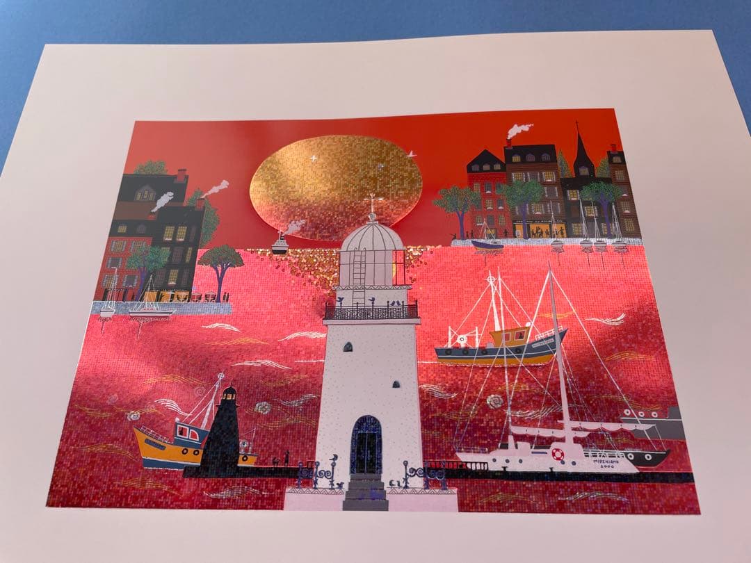 箔押し　カレンダー　12ヶ月　絵柄　48点