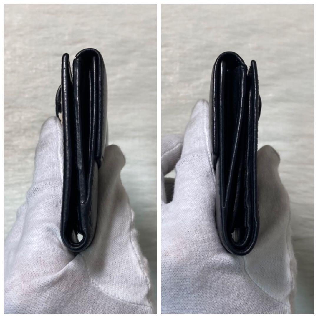 GUCCI グッチ　二つ折り　財布　レザー　ジャッキー　黒　折りたたみ　格安