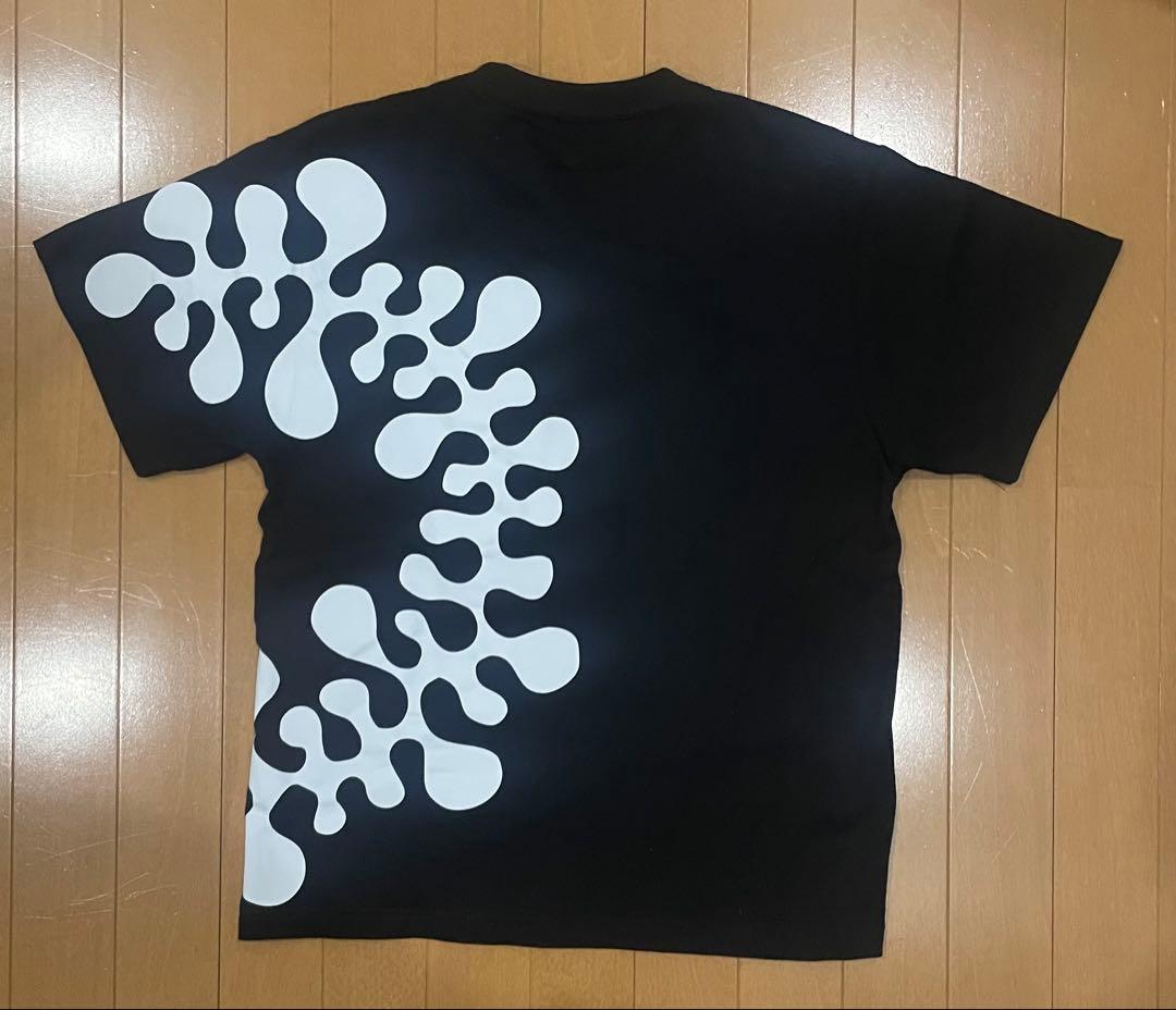 【極希少】LONCINO ロンチーノ UNEUNE グラフィックTシャツ S 黒