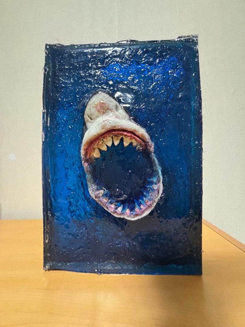 サメの口 立体レジンアート作品（YouTube:ラリティア）で制作過程観れます