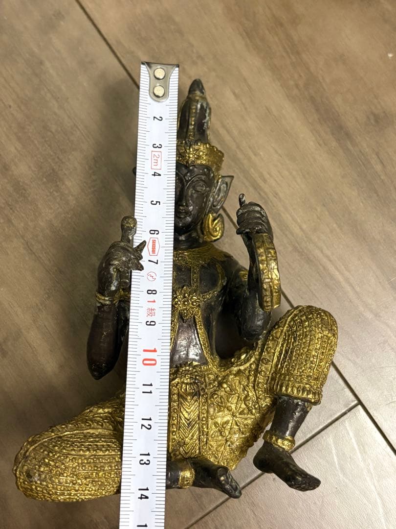 ブロンズ像 チベット密教 仏像美術 細密彫刻仏像 古銅製 金镶嵌